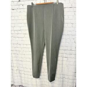 Vince Camuto Women’s  Grey Pleated Stretch Trousers Classic Pants 12